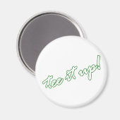 T-Shirt es auf! Golfschläger Magnet (Vorderseite/Rückseite)
