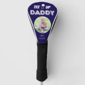 T-Shirt es bis Daddy Custom Foto Vathers Day Navy Golf Headcover (Vorderseite)