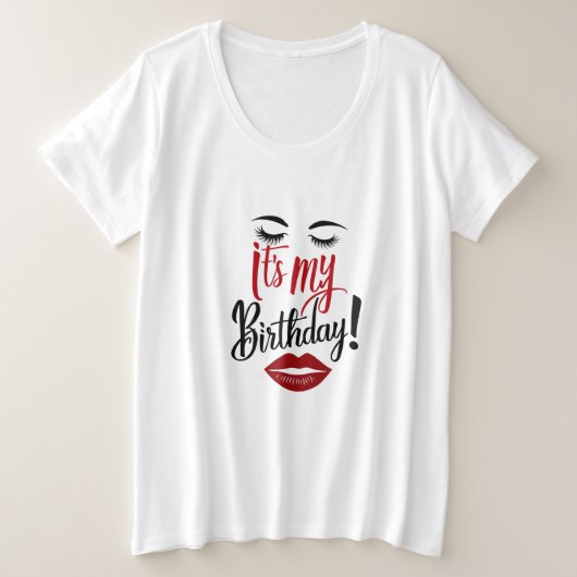T - Shirt - Es ist mein Geburtstag (Design vorne)