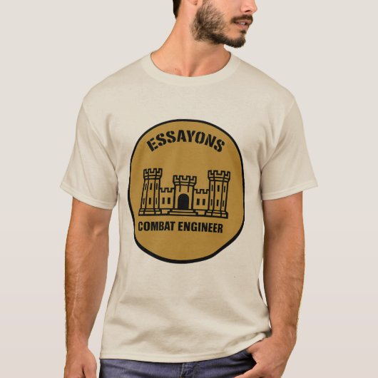 T-shirt Essayons Combat Engineer Badge Tee (Vorderseite)