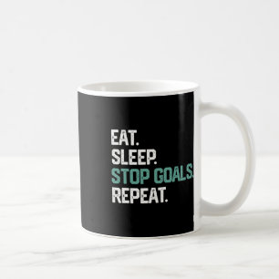 T-Shirt Essen Schlafen Stop Ziele Wiederholen Torw Kaffeetasse