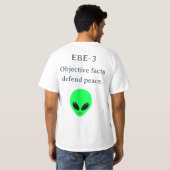 T-shirt — ET for peace (Schwarz voll)