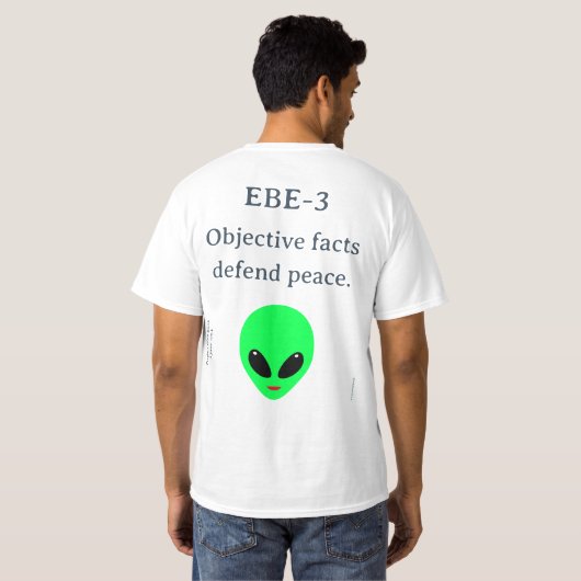T-shirt — ET for peace (Schwarz voll)