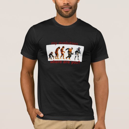 T - Shirt, Evolution T-Shirt (Vorderseite)