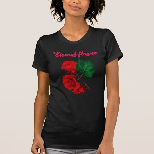 T-Shirt Ewige Blume (Vorderseite)