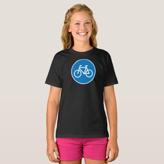 T - Shirt "Fahrradfahrer" (Vorne ganz)