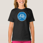 T - Shirt "Fahrradfahrer" (Vorderseite)