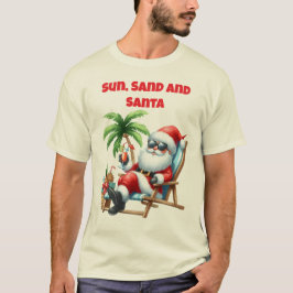 T-Shirt-Familie Tropische Weihnachts-T-Shirts T-Shirt