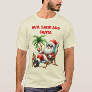 T-Shirt-Familie Tropische Weihnachts-T-Shirts T-Shirt