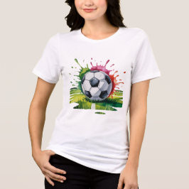 T-Shirt-Family Soccer T-Shirt Tri-Blend Shirt