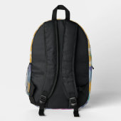 T-Shirt färben Bedruckter Rucksack (Rückseite)