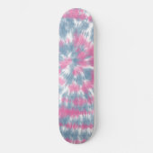 T-Shirt färben mit Tie Dye-Technik Skateboard (Vorderseite)
