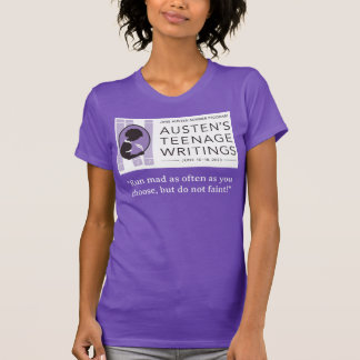 T - Shirt feiert Jane Austens jugendliche Schrifte