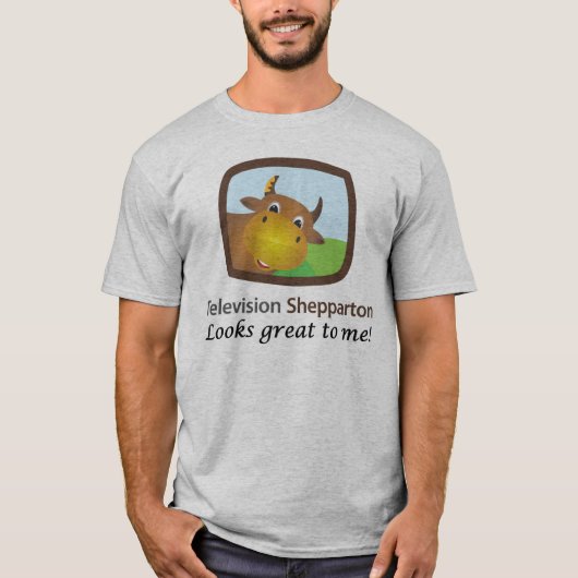 T - Shirt Fernsehen Shepparton (Vorderseite)