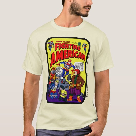 T-Shirt Fighting American 1950er (Vorderseite)