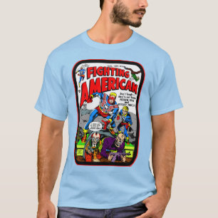 T-Shirt 'Fighting American' aus den 1950er Jahren 