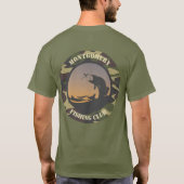 T - Shirt "Fischerei und Camouflage" (Rückseite)