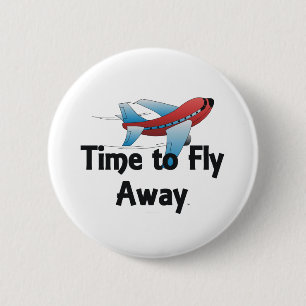 T-SHIRT Fliege weg Button