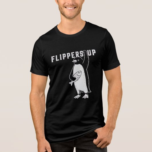 T - Shirt "Flippers Up" - Tech Rebellion Grafik-T- (Vorderseite)