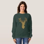 T-Shirt Floral Antlers Sweatshirt (Vorne ganz)