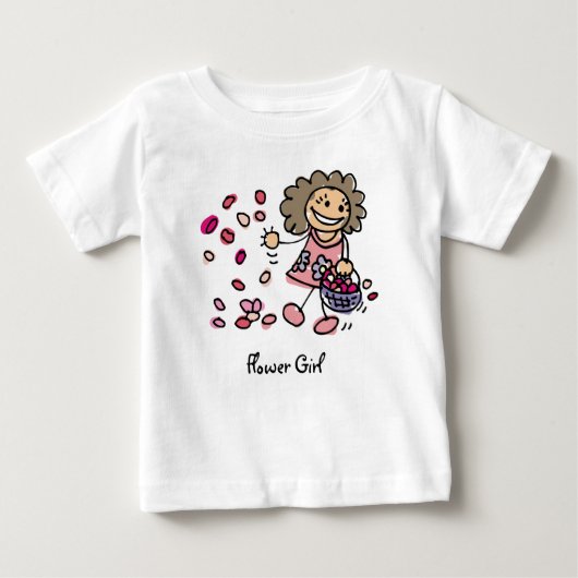 T - Shirt Flower Girl (Vorderseite)