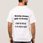 T-Shirt Flug über Trauminseln (Rückseite)