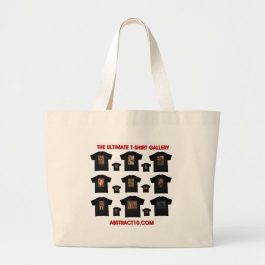 T - SHIRT Flyer Jumbo Stoffbeutel (Vorne)