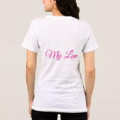 T-Shirt for love Tri-Blend Shirt (Rückseite)