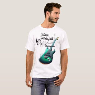 T - Shirt for Men inspiriert elektrische Gitarre