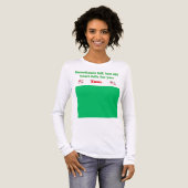 T - Shirt - Foto hochladen und Langschläfer person (Vorderseite voll)