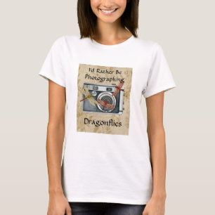 T-Shirt Fotografieren von Libellen