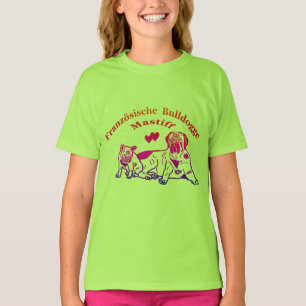 T Shirt französische Bulldogge Und mastiff