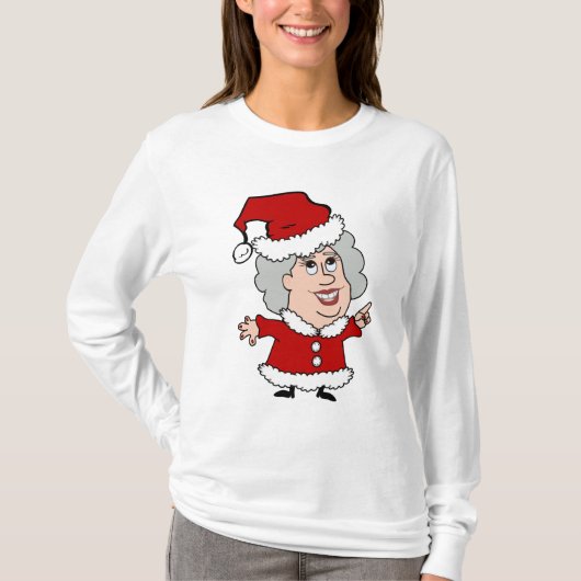 T - Shirt Frau-Klaus Long Sleeve Womens (Vorderseite)