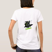 T-Shirt Frau Zlornation - Stil Gamer Recto Verso