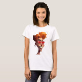 T-Shirt Frauen mit Humorismus (Vorne ganz)