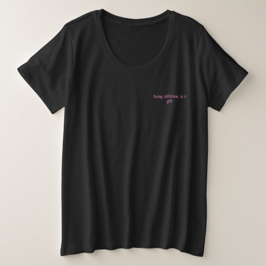 T - Shirt Frauen plus Design (Design vorne)