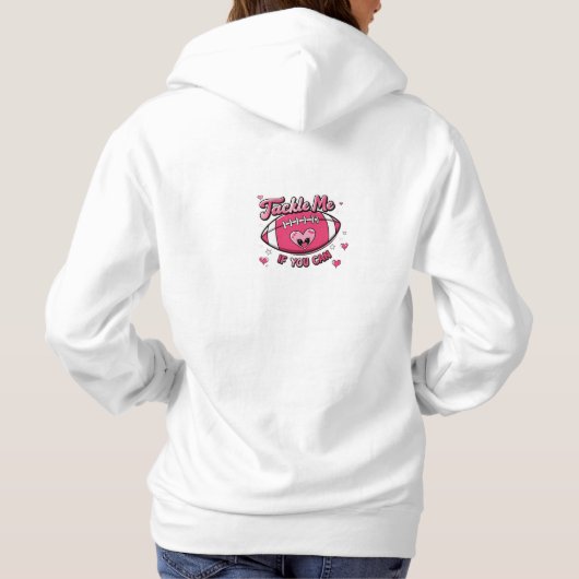 T - Shirt-Frauenfußball Hoodie (Rückseite)