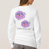 T - Shirt: Frauenlanger Sieb? Blume Hibisken T-Shirt (Rückseite)