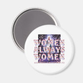 T-SHIRT Frauenmagnete Magnet (Vorderseite/Rückseite)