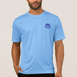 T-Shirt 'Free Spirit Explorer Emblem Blau' im Life