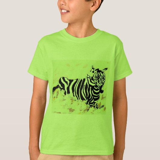 T-shirt : Freedom Of The Zebra (Vorderseite)