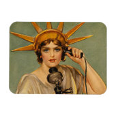 T-SHIRT Freedom ruft Magnet (Horizontal)