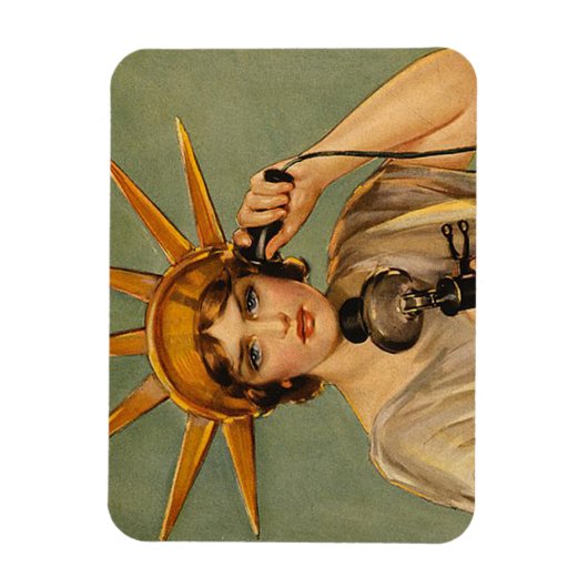 T-SHIRT Freedom ruft Magnet (Vertikal)