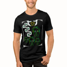 T-Shirt freie Gesichtsausdruck Tri-Blend-Shirt