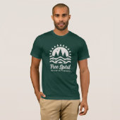 T-Shirt 'Freier Geist über Grenzen hinaus Fluss' (Vorne ganz)