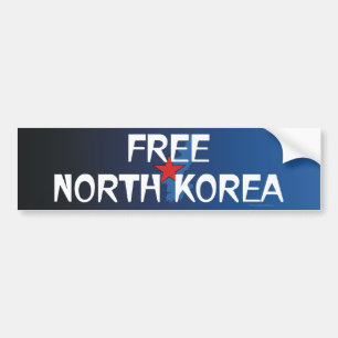 T-SHIRT freies Nordkorea Autoaufkleber