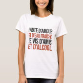 T-Shirt Freunde & Alkohol (Vorderseite)