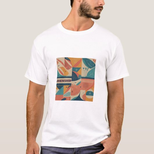 T - Shirt "Freundschaft". (Vorderseite)