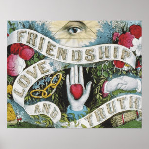 T-SHIRT Freundschaft Poster
