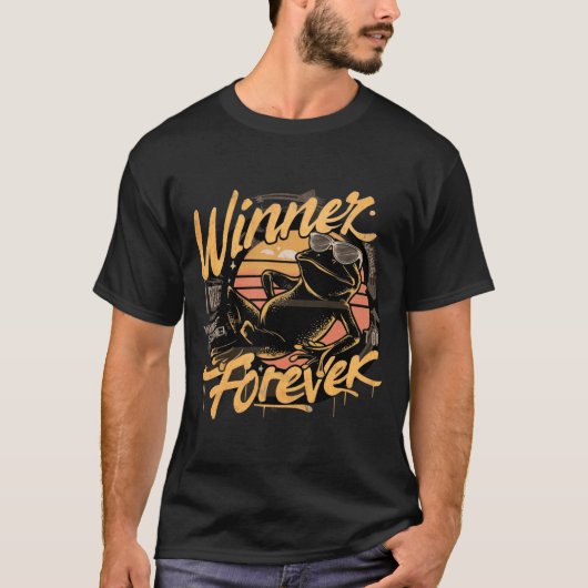 T - Shirt Frog || Gewinner für immer (Vorderseite)